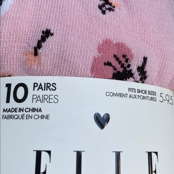 Elle Pink and Cream Women's Socks - Picture 5 of 5